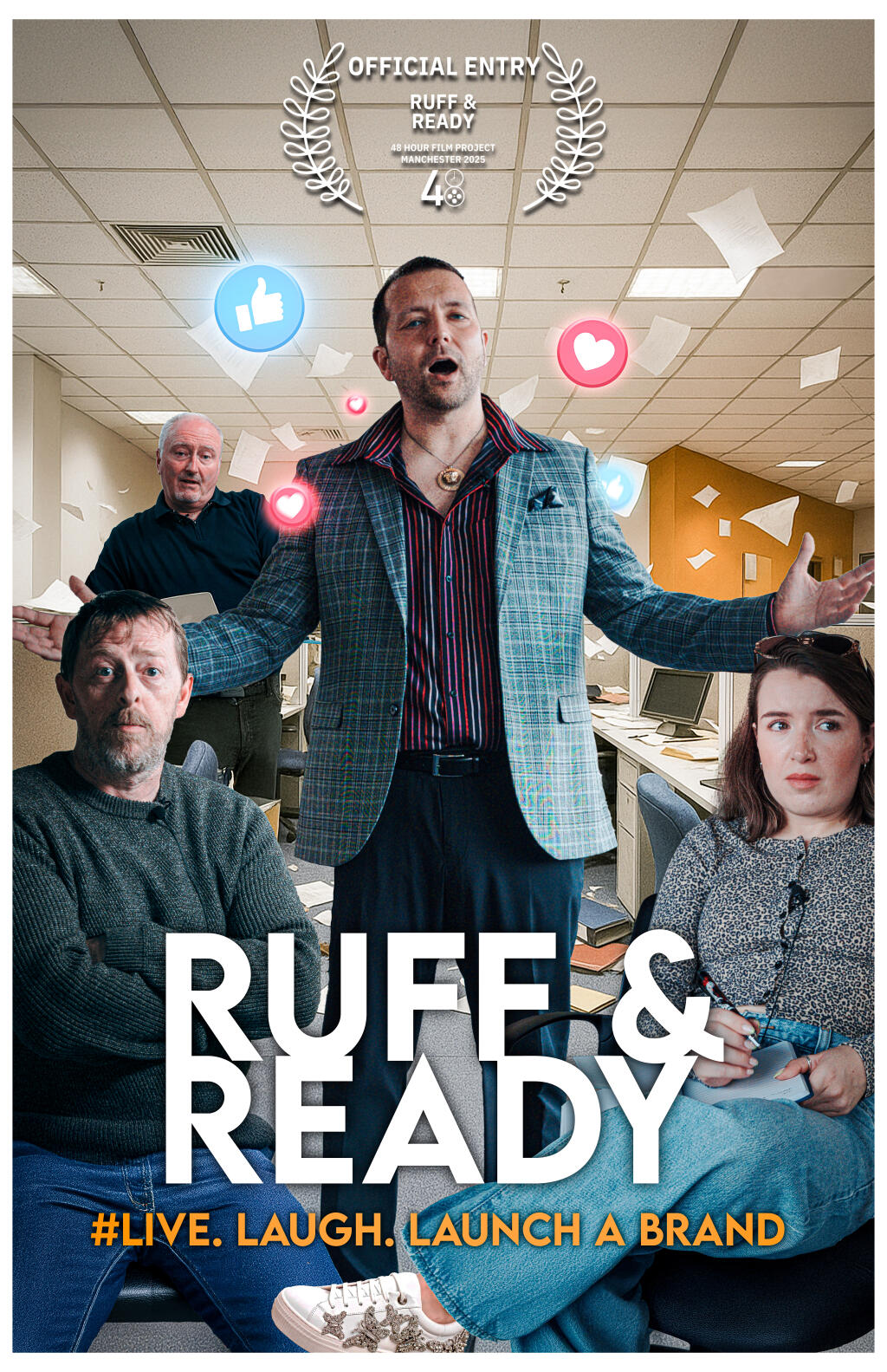 Filmposter for Ruff & Ready